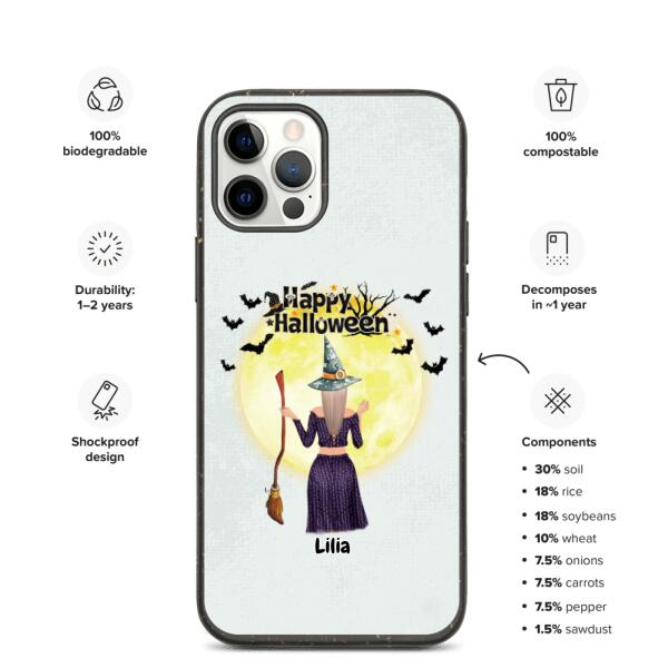 Halloween Witches - Up to 2 Witches | Customizable iPhone/Eco iPhone Case