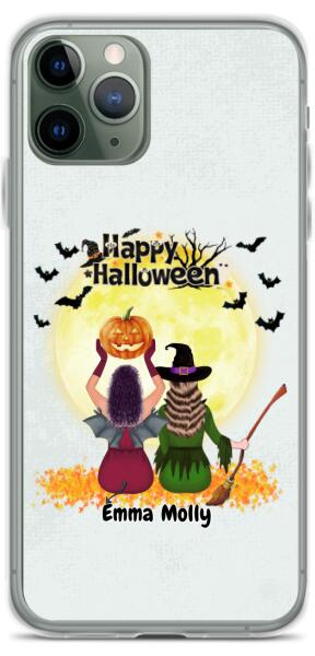 Halloween Besties Witches - Up to 3 girls | Customizable iPhone/Eco iPhone Case