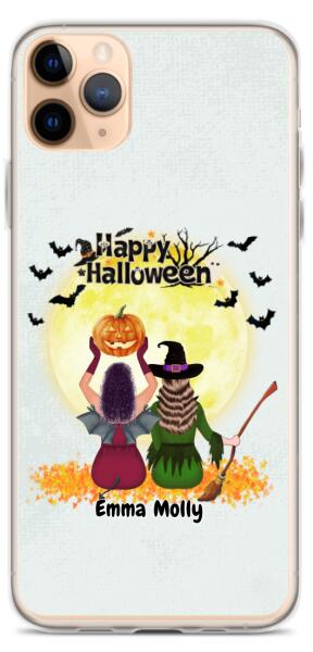 Halloween Besties Witches - Up to 3 girls | Customizable iPhone/Eco iPhone Case