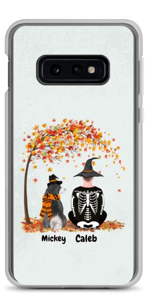 Halloween Man and Dog / Cat - | Customizable Samsung Case