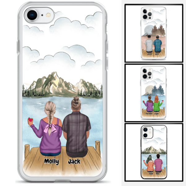 Friends Girl/Boy- Customizable iPhone/Eco iPhone Case