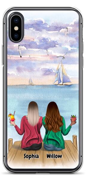 Best Friends at the Beach | Customizable iPhone/Eco iPhone Case