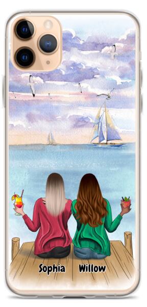 Best Friends at the Beach | Customizable iPhone/Eco iPhone Case