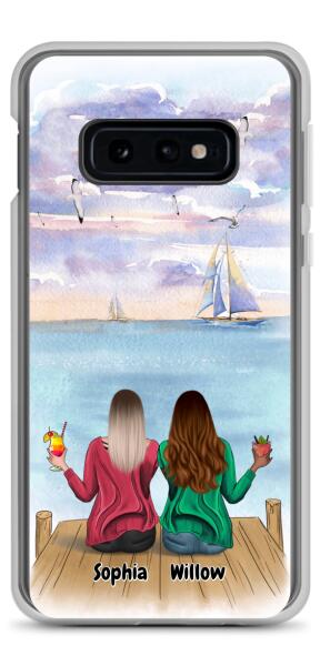Best Friends at the Beach | Customizable Samsung Case