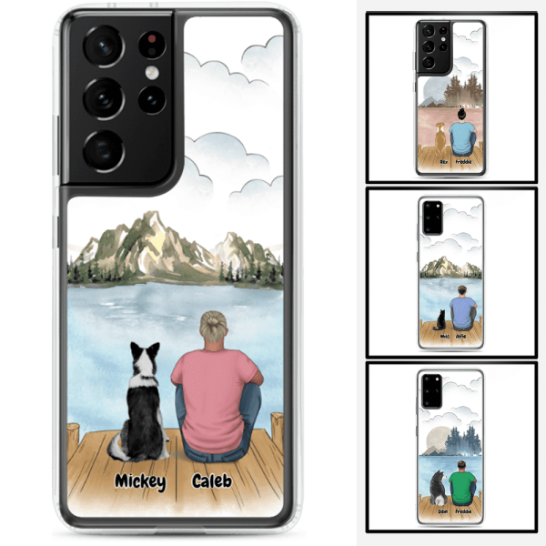 Man and Dog / Cat | Customizable Samsung Case