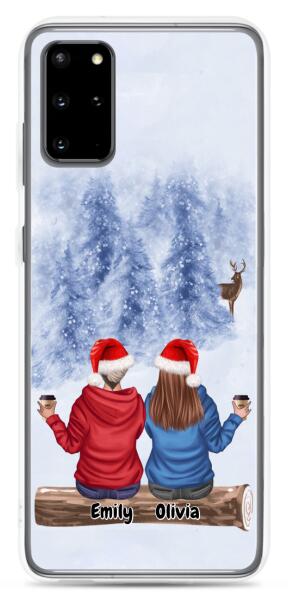 Best Friends Christmas Up to 3 Girls | Customizable Samsung Case