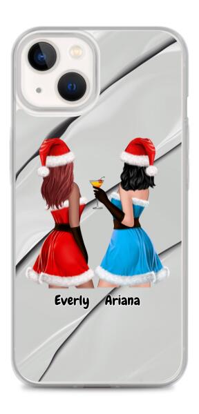 Christmas Besties 2 Girls | Customizable iPhone/Eco iPhone Case