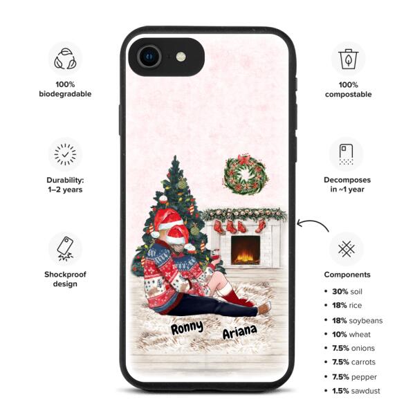 Christmas Couple | Customizable iPhone/Eco iPhone Case