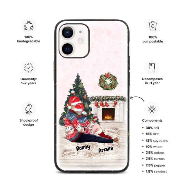 Christmas Couple | Customizable iPhone/Eco iPhone Case