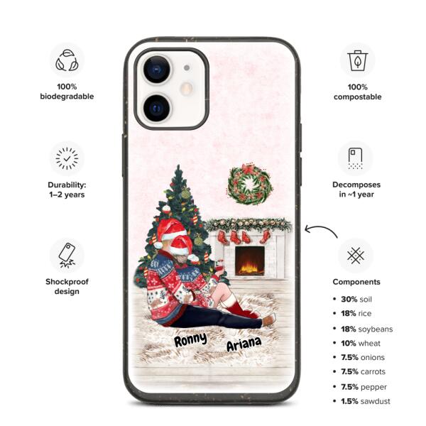 Christmas Couple | Customizable iPhone/Eco iPhone Case