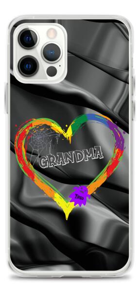 Halloween Heart Family - Up to 8 Family Members | Customizable iPhone/Eco iPhone Case