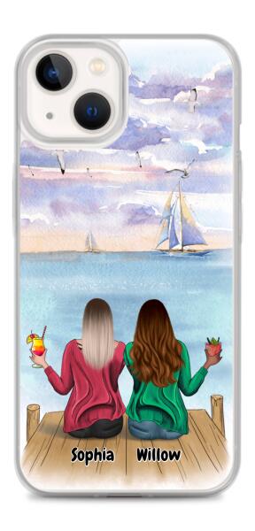 Best Friends at the Beach | Customizable iPhone/Eco iPhone Case