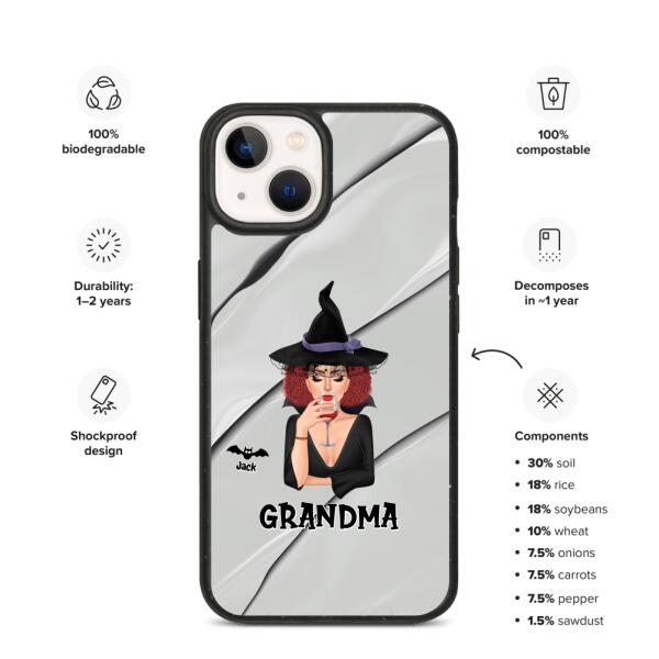 Halloween Witch Mom Grandma | Customizable iPhone/Eco iPhone Case