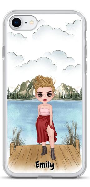 Besties Chibi - Up to 4 girls | Customizable iPhone/Eco iPhone Case