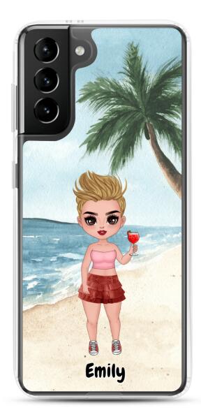 Best friends With Cocktails - Up to 3 girls | Customizable Samsung Case