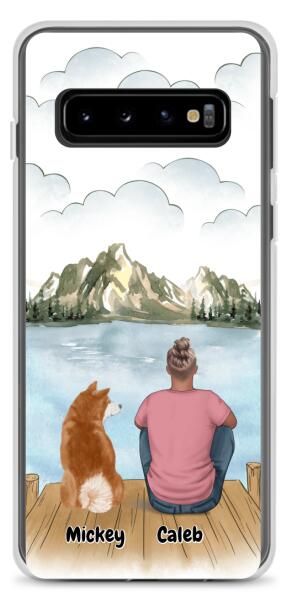 Man and Dog / Cat | Customizable Samsung Case