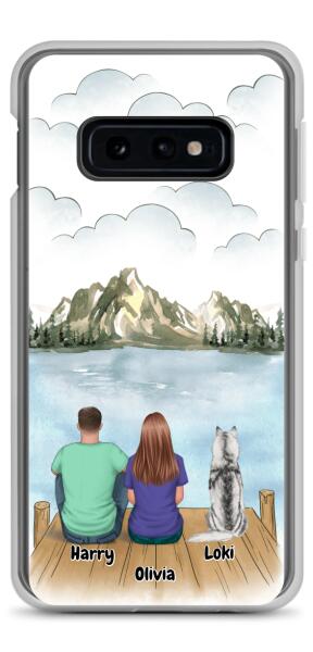 Couple and Dog / Cat | Customizable Samsung Case