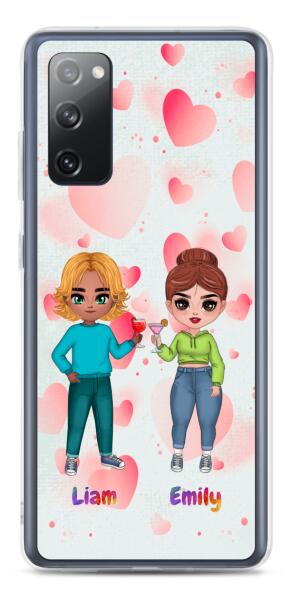 Valentine's Day Chibi | Customizable Samsung Case