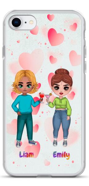 Valentine's Day Chibi  | Customizable iPhone/Eco iPhone Case